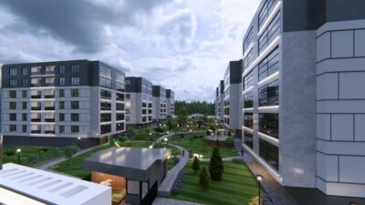 168 Asya Konutları, Eskişehir Odunpazarı 71 Evler Mahallesi’nde modern mimariyle