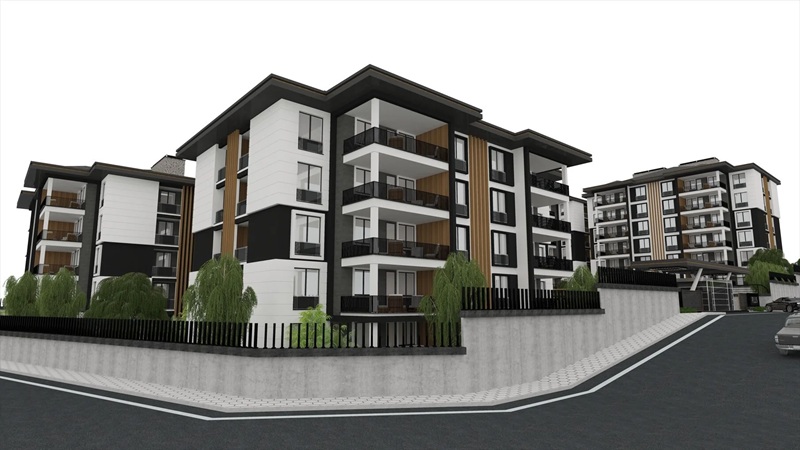 224 Plus Evleri, Bursa İnegöl Yeni Mahalle'de modern mimariyle hayata