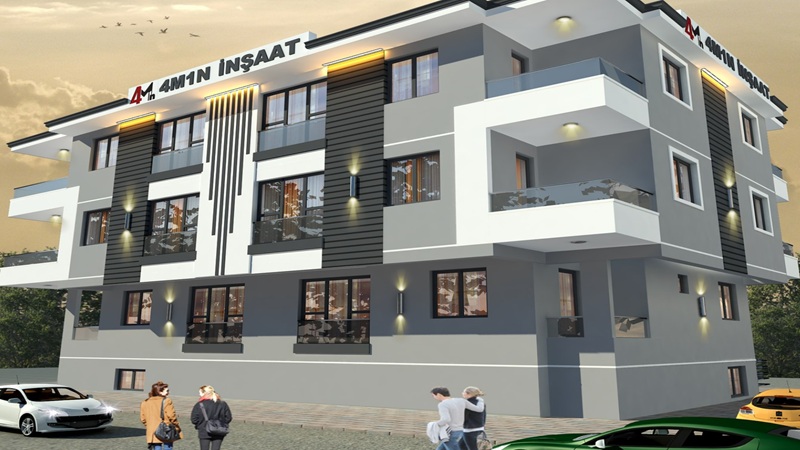 4M1N Apartmanı, Ankara Sincan Tandoğan Mahallesi’nde modern mimariyle hayata geçirilmektedir.
