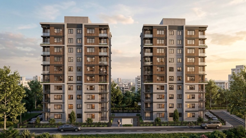 AFM Denizciler, İzmir Bayraklı Manavkuyu Mahallesi’nde modern mimariyle hayata geçirilmektedir.