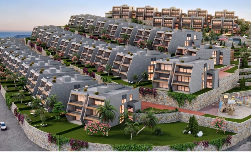 Emlak Yönetim tarafından düzenlenecek Kuşadası’ndaki Ada Flora projesinde 60 konut