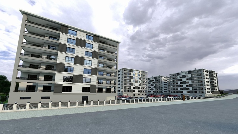 Afra Sitesi, Sivas Merkez Şeyh Şamil Mahallesi’nde modern mimariyle hayata