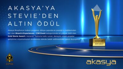 Akasya ve Akbatı projeleri Stevie Awards’ta ödüllerle döndü. Akasya altın
