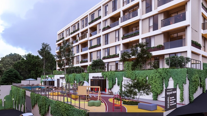 Akkurt Yaşam Park, Kocaeli Başiskele Aydınkent Mahallesi’nde doğa ile iç