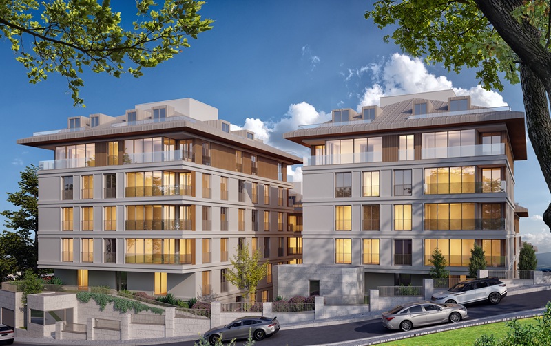 Özay Yapı İnşaat’ın Üsküdar Bahçelievler’de hayata geçirdiği Ala Kandilli Konakları