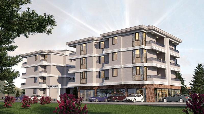 Alan Sitesi Kemerköprü, Bartın Merkez Kemerköprü Mahallesi’nde modern mimariyle hayata