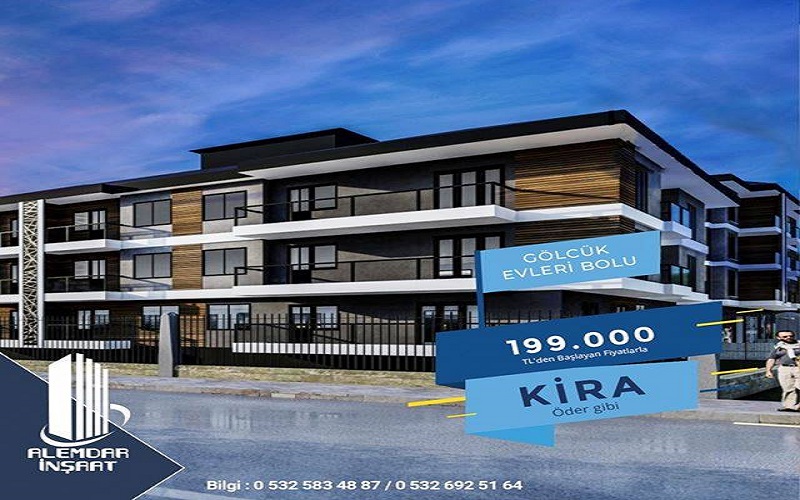 Alemdar İnşaat Gölcük Evleri konut projesi ayrıcalıklı özellikleri ve konforlu