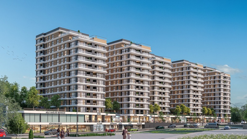 Ararat Cadde, İstanbul Pendik Çınardere Mahallesi’nde modern mimariyle hayata geçirilmektedir.