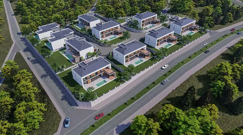 Arwen Bademli Villaları projesi bulunduğu şehrin en lüks bölgesinde yer