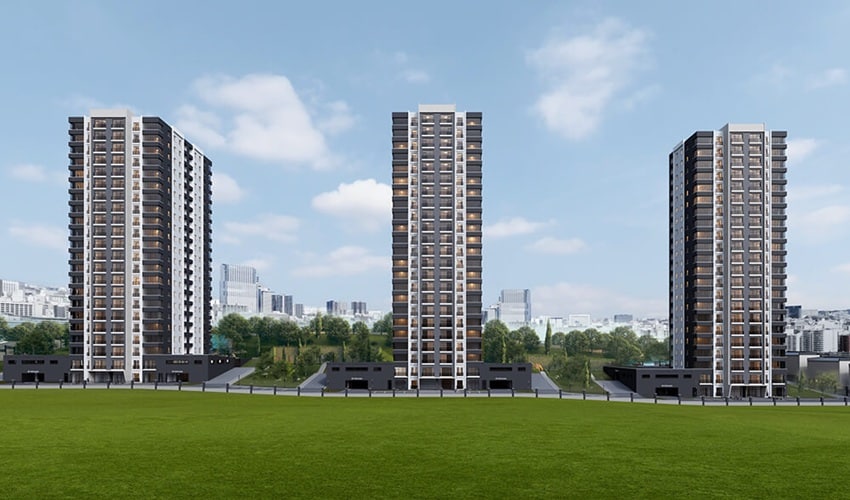 Ataşehir Batıkent projesi, İstanbul Ataşehir’de 230 akıllı 4+1 dairesi ve