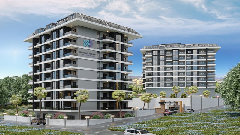 Auris Park Alanya, Antalya Alanya Payallar’da modern mimariyle hayata geçiriliyor.