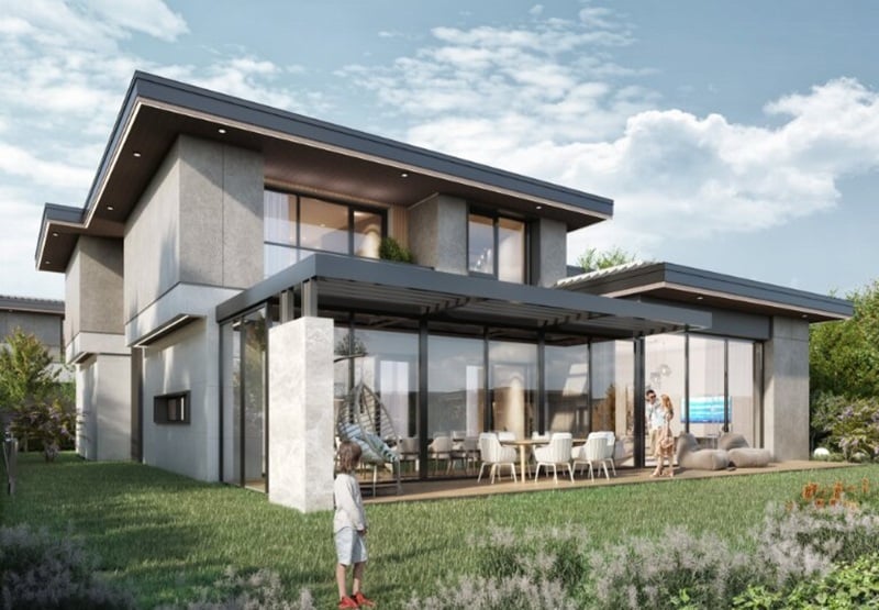 Ankara’nın İncek bölgesinde yükselen Avend Fera Villa projesi, doğayla iç