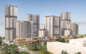 Kiraçköy semtinde bulunan Avrupark Hayat projesindeki satışa çıkarılan cadde dükkânlar