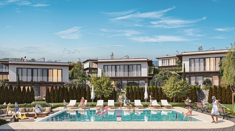  Ballıca Saklıbahçe Villaları, İstanbul Pendik Ballıca Mahallesi’nde modern mimariyle