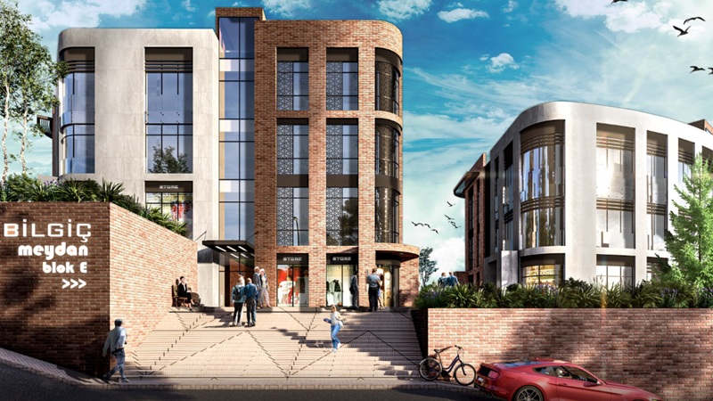 Bilgiç Meydan, Yalova Merkez Bağlarbaşı Mahallesi’nde modern mimariyle hayata geçirilmektedir.