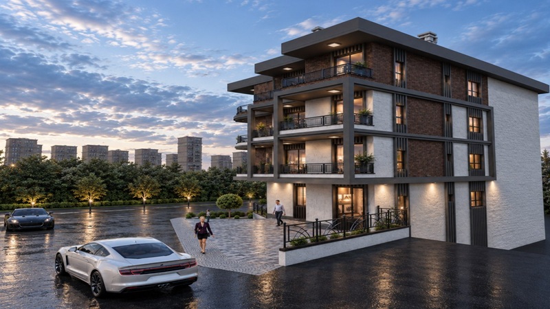 Bilginler Apartmanı, Bartın Merkez Kemer Köprü Mahallesi’nde modern mimariyle hayata