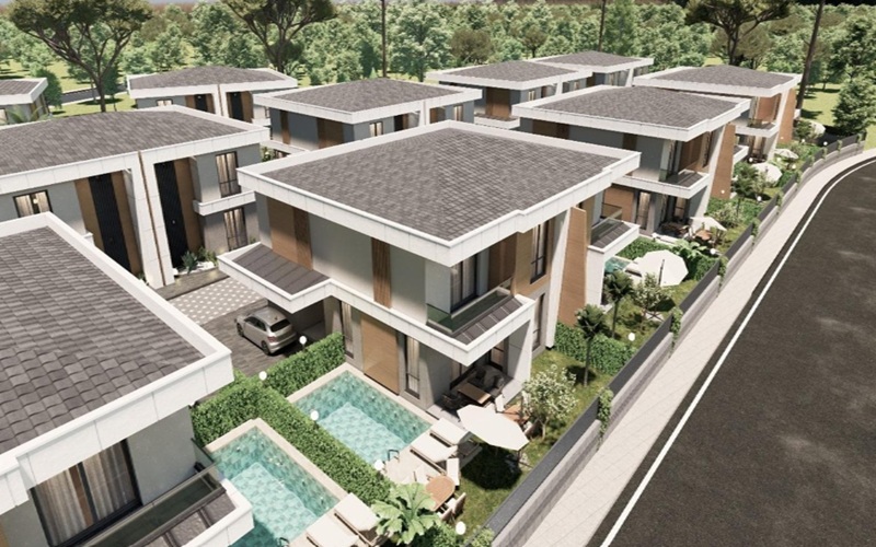 Boğaz Villaları, Sakarya Arifiye Fatih Mahallesi’nde modern mimariyle hayata geçirilmektedir.