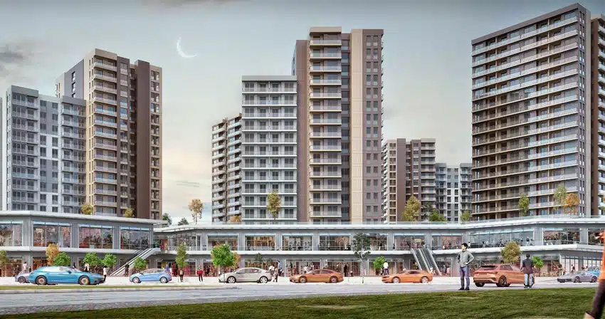 Bordo Icon Etimesgut projesi, Ankara Eskişehir Yolu üzerinde, modern 1+1
