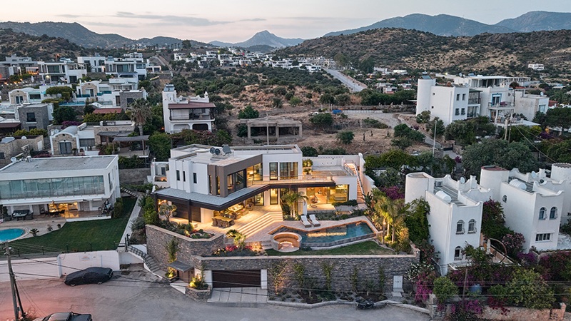 Casa Pulo Bodrum'da hayata geçirilen yeni villa projesi olarak dikkat