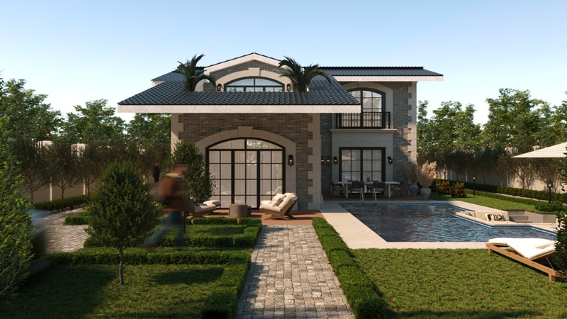 Casabella Villaları, Balıkesir Edremit Cennetayağı Mahallesi’nde modern mimariyle hayata geçiriliyor.