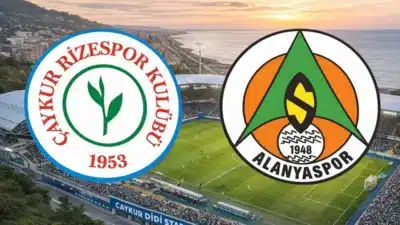 Çaykur Rizespor ile Alanyaspor’un 25 Ocak 2026 Süper Lig mücadelesi