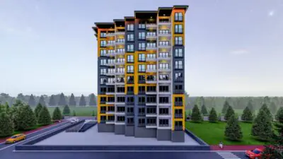 Çetin Apartmanı Kozlu, Zonguldak Kozlu Esenköy Mahallesi’nde modern mimariyle hayata