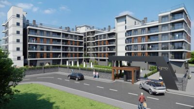 Çiftçi Suites, İzmir Buca Çamlıkule Mahallesi’nde modern mimariyle hayata geçirilmektedir.