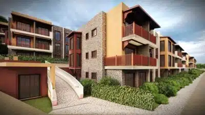 Konut projesi İzmir İli’nin Villakent bölgesinde hayata geçirilmektedir. Ayrıca villa