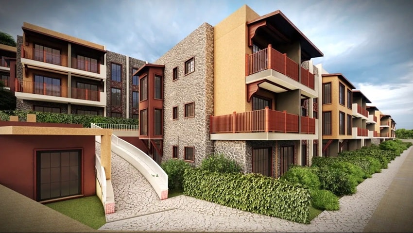 Konut projesi İzmir İli’nin Villakent bölgesinde hayata geçirilmektedir. Ayrıca villa