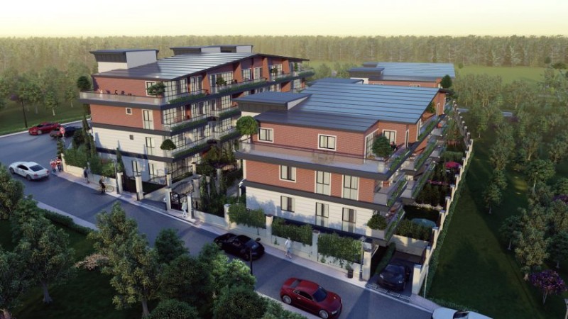 Darıca Teras Evler projesi modern yapısı ve lüks yaşam alanlarıyla