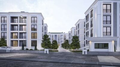 Deniz Konakları, İstanbul Büyükçekmece Muratçeşme Mahallesi’nde modern mimariyle hayata geçiriliyor.