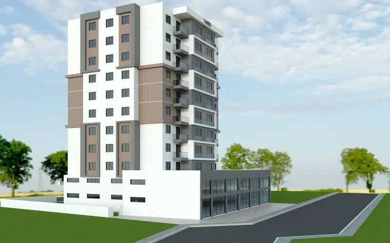 Derman Evler Tuzla konut projesi modern mimarisi ve kaliteli malzemelerle