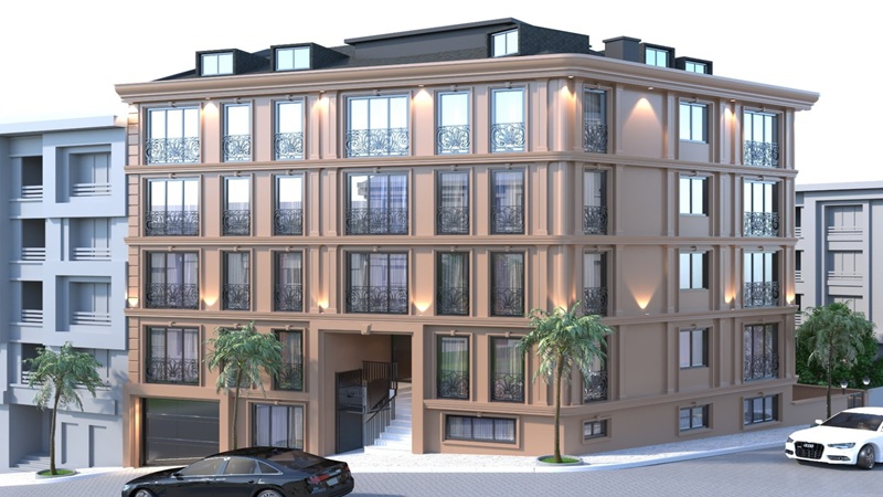 Dillice Grup Evleri, İstanbul Beyoğlu Ömer Avni Mahallesi’nde modern mimariyle