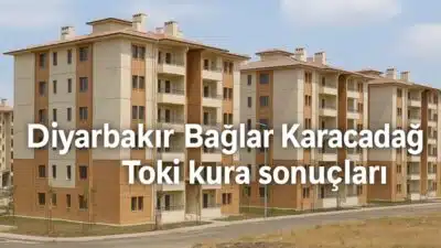 Diyarbakır Bağlar Karacadağ Toki Kura Sonuçları Belli Oluyor! Canlı Yayın