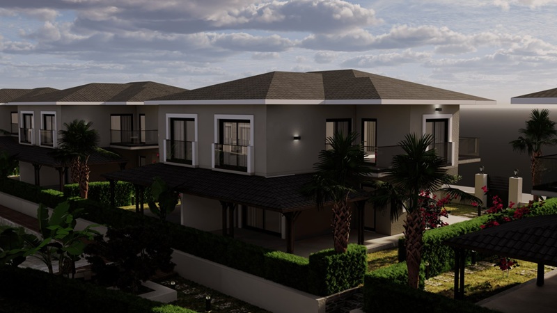 Ege Birlik Garden Villas, Aydın Kuşadası Davutlar'da modern mimariyle hayata