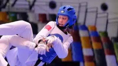 Milli tekvandocu Emine Göğebakan, Çin’de düzenlenen Dünya Tekvando Şampiyonası’nda altın