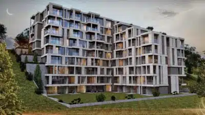 Evart North Parla projesi Çankaya'da modern ve vadi manzaralı 1+1,