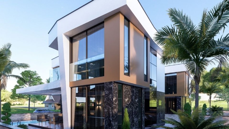 Exclusive Villas Kuşadası, Aydın Kuşadası Değirmendere’de modern mimariyle hayata geçiriliyor.