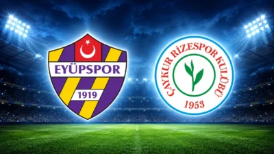 Eyüpspor Rizespor maçı 9 Mayıs 2026 Cumartesi günü saat 20.00’de