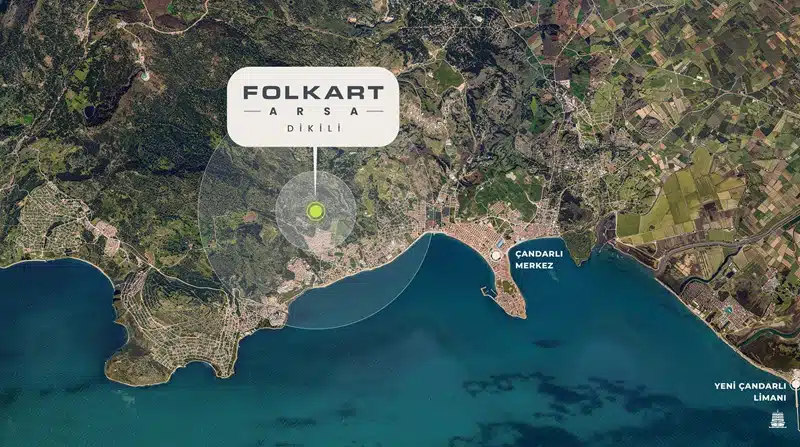 Folkart, villa imarlı arsa satışlarına İzmir Dikili Çandarlı’da başlıyor. Folkar