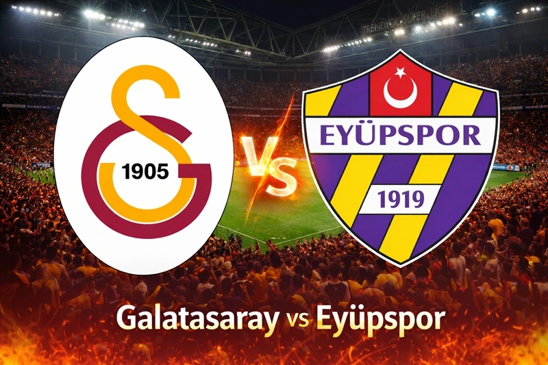 Galatasaray Eyüpspor maçı öncesi muhtemel 11’ler, puan durumu, yayın bilgileri,