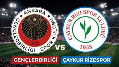 Gençlerbirliği ile Çaykur Rizespor arasında 14 Şubat 2026 Cumartesi günü