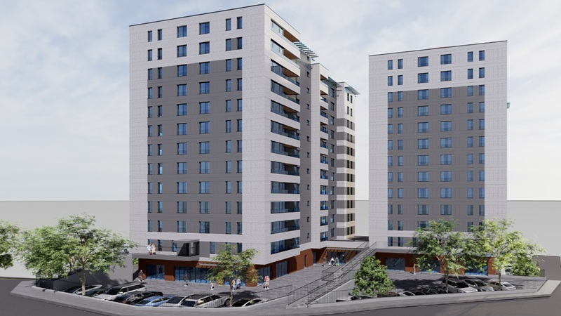 Geredeli Zen, Zonguldak Kozlu Fatih Mahallesi’nde modern mimariyle hayata geçiriliyor.