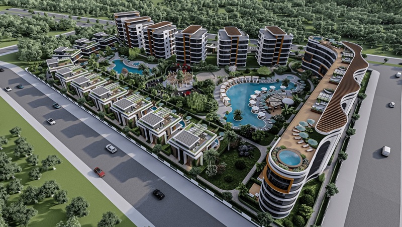 Glory Hill, Antalya Aksu Altıntaş Mahallesi’nde modern mimariyle hayata geçiriliyor.