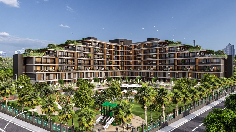 Gökdemir Sky Suit Antalya, Antalya Aksu Altıntaş Mahallesi’nde modern mimariyle