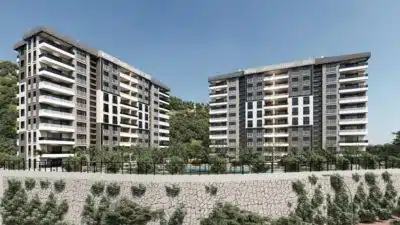 Gökyüzü Yayla Evleri, Giresun Tirebolu’da deniz manzaralı 2+1 ve 3+1