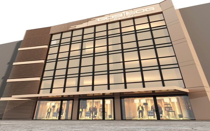 GossoG Plaza, Aydın Kuşadası Cumhuriyet Mahallesi'nde modern ticari mimariyle hayata