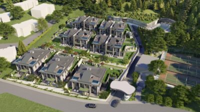 Greenville Villaları, İstanbul Sarıyer Uskumruköy’de modern mimariyle hayata geçiriliyor. Projede