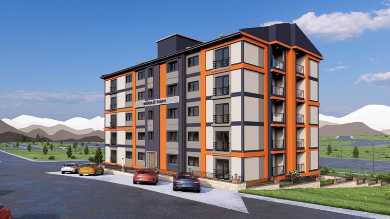 Güçlü Yapı Evleri, Bayburt Merkez Şingah Mahallesi'nde modern mimariyle hayata