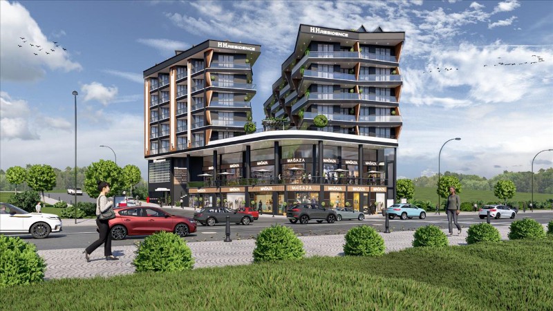 HH Residence projesi modern yapısı ve lüks yaşam alanlarıyla dikkat